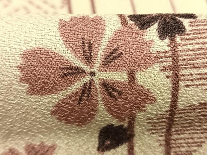 平和屋着物●小紋　舞桜間道　洗える着物　AABM4048fy