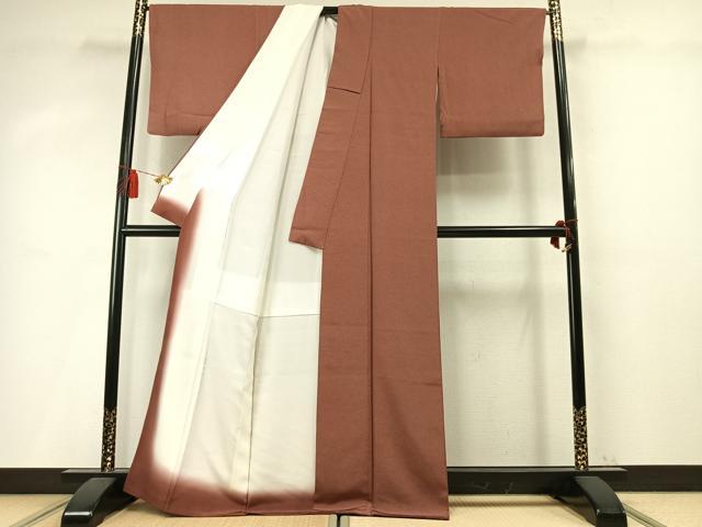 平和屋着物●江戸小紋　作家物　草木染　宝尽くし文様　正絹　逸品　AABM4053fy