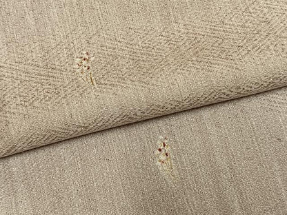 平和屋着物●上質な小紋　草花文　金彩　正絹　逸品　AABM4054fy