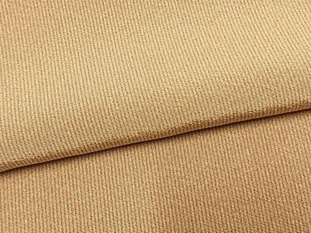 平和屋着物●江戸小紋　万筋　飴色×土色　正絹　逸品　AABM4055fy