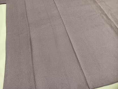 平和屋着物●上質な色無地　紋意匠　浅紫色　正絹　逸品　AABM4060fy