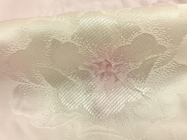 平和屋着物●振袖用長襦袢　無双仕立て　草花地紋　暈し染め　正絹　逸品　AABM4066fy