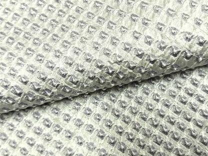 平和屋着物●大変加工の良い総絞り小紋　さが美扱い　正絹　逸品　AABM4089fy