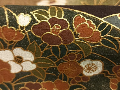 平和屋着物●訪問着　地紙花鳥文　暈し染め　金彩　正絹　逸品　AABM4098fy