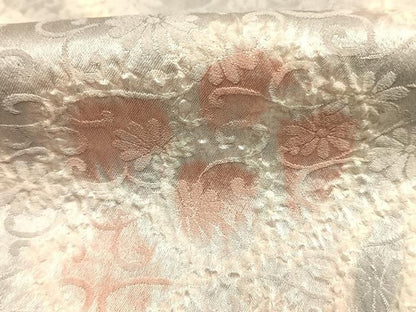平和屋着物●上質な小紋　総絞り　草花文　暈し染め　正絹　逸品　AABM4102fy