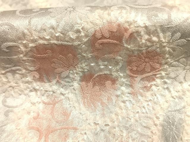 平和屋着物●上質な小紋　総絞り　草花文　暈し染め　正絹　逸品　AABM4102fy