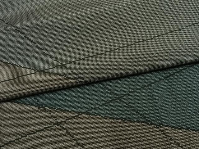 平和屋着物●本場大島紬　訪問着　抽象文様　正絹　逸品　AABM4122fy