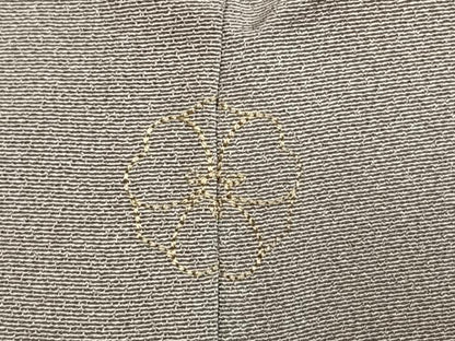 平和屋着物●ファッションデザイナー 花井幸子　訪問着　駒刺繍　飛鳥松文　暈し染め　金糸　金彩　正絹　逸品　AABM4128fy