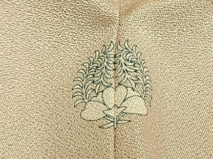 平和屋着物●訪問着　松竹梅　色紙重ね花文　暈し染め　金彩　正絹　逸品　AABM4138fy