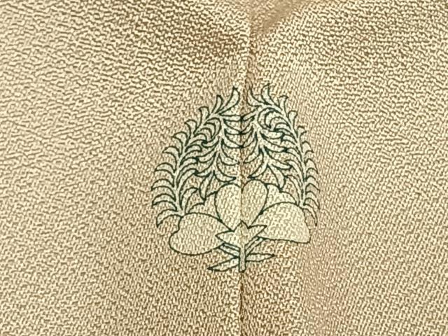 平和屋着物●訪問着　松竹梅　色紙重ね花文　暈し染め　金彩　正絹　逸品　AABM4138fy
