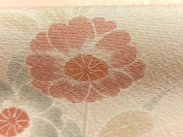 平和屋着物●色留訪問着　絞り　道長花文　仮絵羽　正絹　逸品　未使用　AABM4158fy