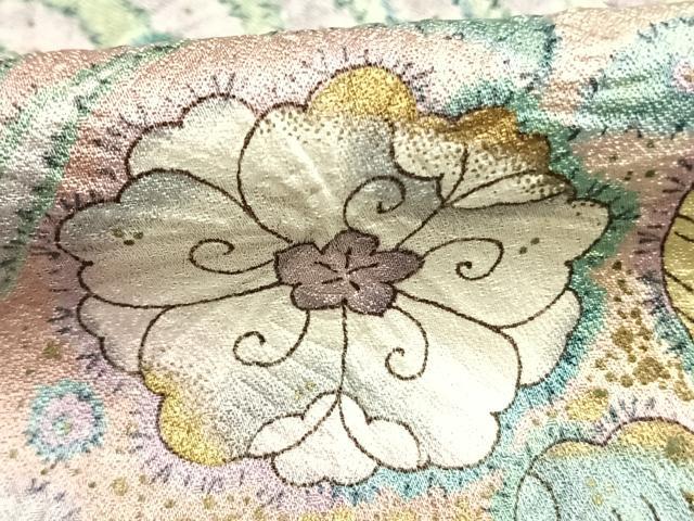 平和屋着物●訪問着　絞り　辻が花　暈し染め　金彩　さが美扱い　正絹　逸品　AABM4164fy