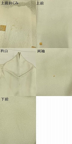 平和屋着物●螺鈿作家　藤本隆士　訪問着　螺鈿　流水色紙重ね文　金銀彩　正絹　逸品　AABM4187fy