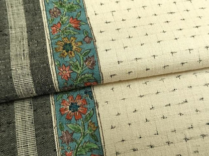 平和屋着物●上質な紬　花間道　正絹　逸品　AABM4201fy