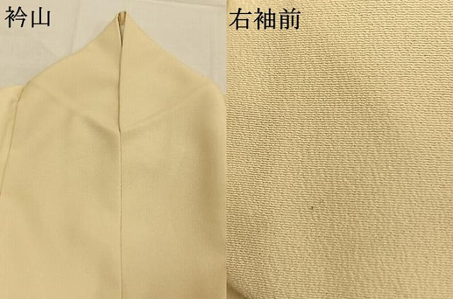 平和屋着物●訪問着　草花文　金彩　洗える着物　AABM4210fy