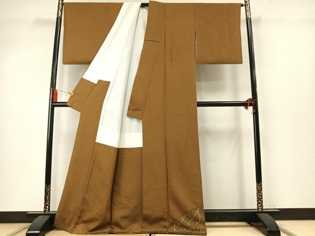 平和屋着物●豪華色留袖　籬文　正絹　逸品　AABM4220fy