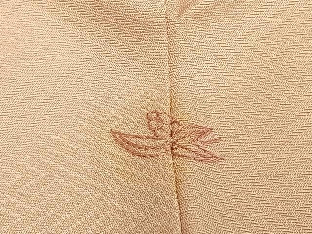 平和屋着物●訪問着　扇面御所車花文　暈し染め　金彩　正絹　逸品　AABM4241fy