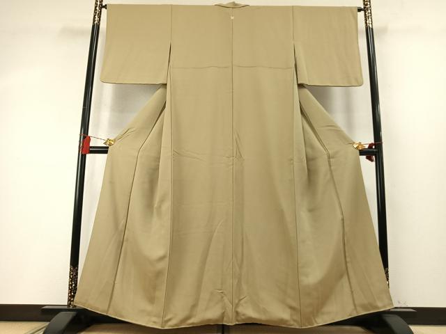 平和屋着物●お召　江戸小紋　鮫小紋柄　正絹　逸品　AABM4246fy