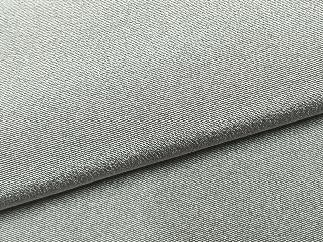 平和屋着物●上質な色無地　灰青色　丹後ちりめん　反端付き　正絹　逸品　未使用　AABM4268fy