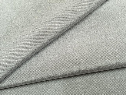 平和屋着物●上質な色無地　灰青色　丹後ちりめん　反端付き　正絹　逸品　未使用　AABM4268fy