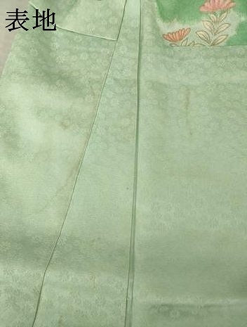 平和屋着物●豪華振袖　駒刺繍　鳳凰風景花文　金彩　正絹　逸品　AABM4281ck