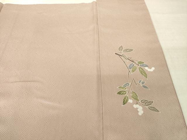 平和屋着物●中国三大刺繍　汕頭刺繍　スワトウ刺繍　訪問着　亀甲花文　暈し染め　正絹　逸品　AABM4291ck