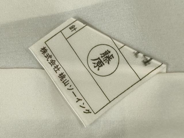 平和屋着物●訪問着　刺繍　鹿の子花唐草文　暈し染め　黒地　金銀糸　金彩　正絹　逸品　AABM4295ck