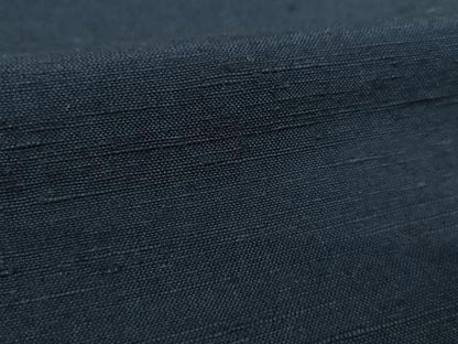 平和屋着物●男性　紬　アンサンブル　色無地　藍鉄色　正絹　逸品　AABM4328ck