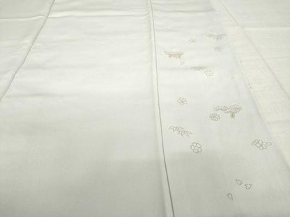 平和屋着物●訪問着　総手刺繍　エ霞花文　暈し染め　正絹　逸品　AABM4330ck