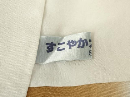 平和屋着物●剣持晃玄　小紋　江戸草木型絵染　色紙重ね花文　正絹　逸品　AABM4337ck