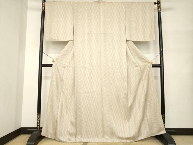平和屋着物●上質な小紋　立涌間道　正絹　逸品　AABM4344ck