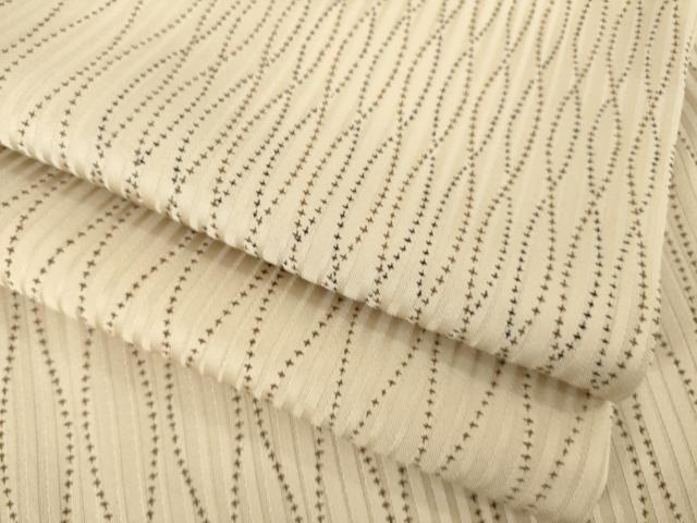 平和屋着物●上質な小紋　立涌間道　正絹　逸品　AABM4344ck