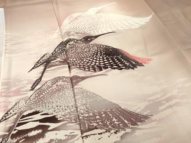 平和屋着物●日展作家　山本唯与志　レリーフ染　色留袖　飛鳥文　暈し染め　正絹　逸品　AABM4349ck