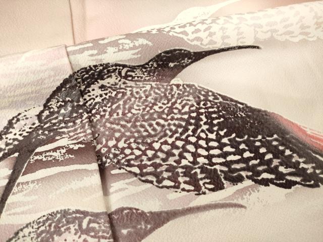 平和屋着物●日展作家　山本唯与志　レリーフ染　色留袖　飛鳥文　暈し染め　正絹　逸品　AABM4349ck
