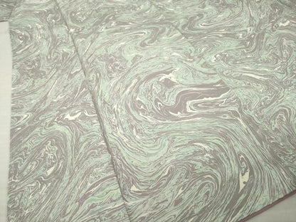 平和屋着物●上質な小紋　墨流し文様　正絹　逸品　未使用　AABM4358ck