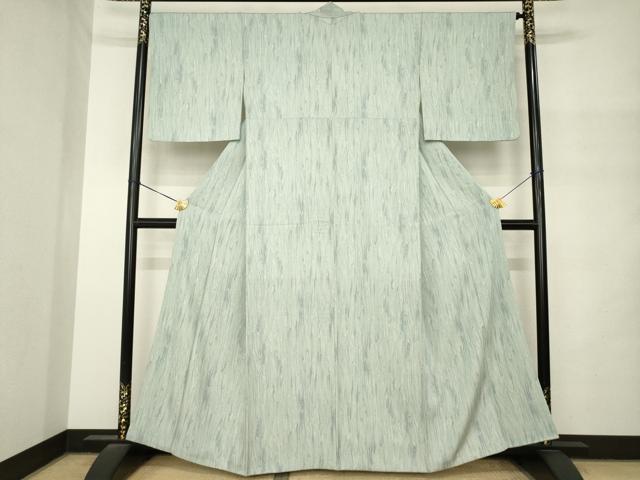 平和屋着物●上質な小紋　墨流し文様　正絹　逸品　AABM4373ck