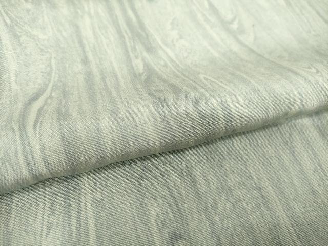 平和屋着物●上質な小紋　墨流し文様　正絹　逸品　AABM4373ck