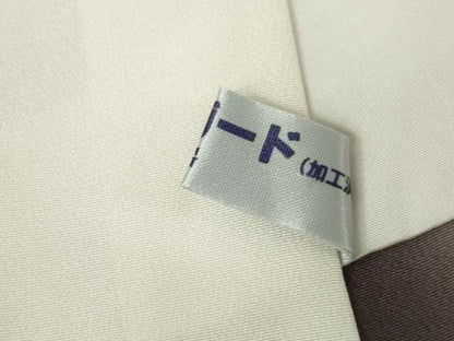 平和屋着物●上質な小紋　墨流し文様　正絹　逸品　AABM4379ck