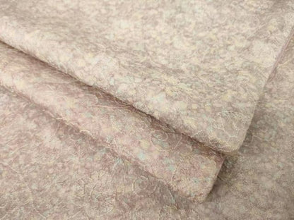 平和屋着物●上質な小紋　霞文　暈し染め　正絹　逸品　AABM4381ck