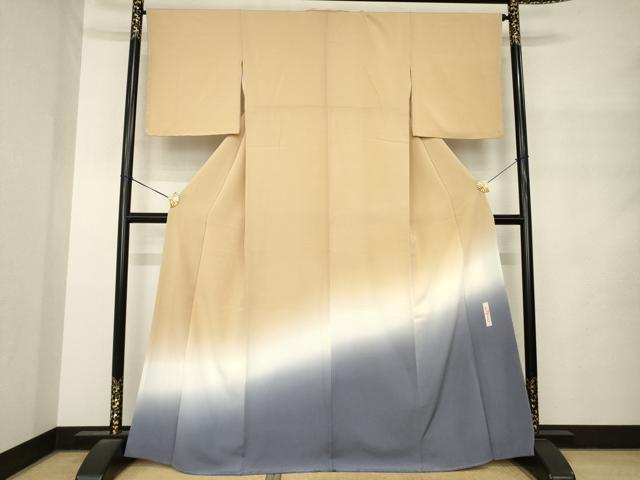 平和屋着物●世界的人形師　辻村寿三郎　ジュサブロー　色留訪問着　霞文　暈し染め　西武百貨店扱い　正絹　逸品　未使用　AABM4392ck