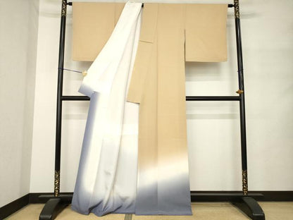 平和屋着物●世界的人形師　辻村寿三郎　ジュサブロー　色留訪問着　霞文　暈し染め　西武百貨店扱い　正絹　逸品　未使用　AABM4392ck