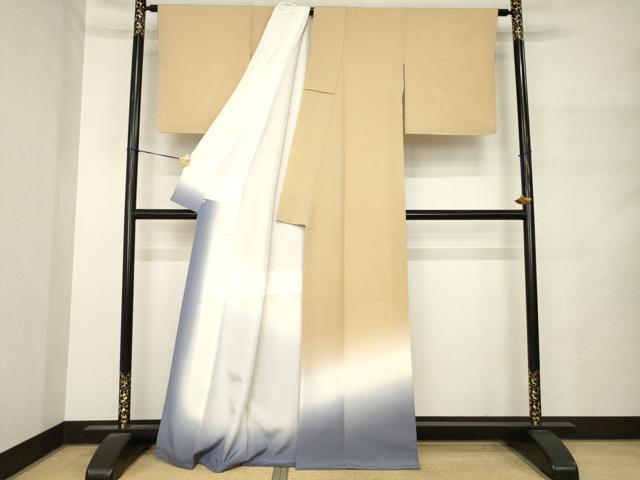 平和屋着物●世界的人形師　辻村寿三郎　ジュサブロー　色留訪問着　霞文　暈し染め　西武百貨店扱い　正絹　逸品　未使用　AABM4392ck