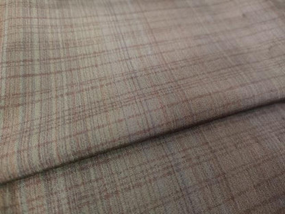 平和屋着物●長襦袢　無双仕立て　格子　正絹　逸品　AABM4394ck