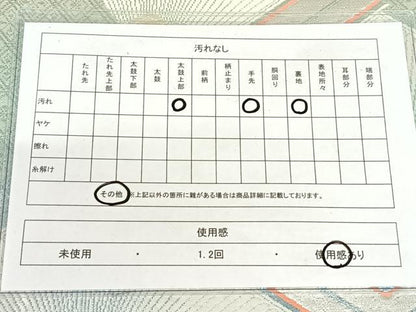 平和屋着物◎六通柄袋帯　唐織　プラチナ三重箔　花菱文　正絹　逸品　AABM4401dk