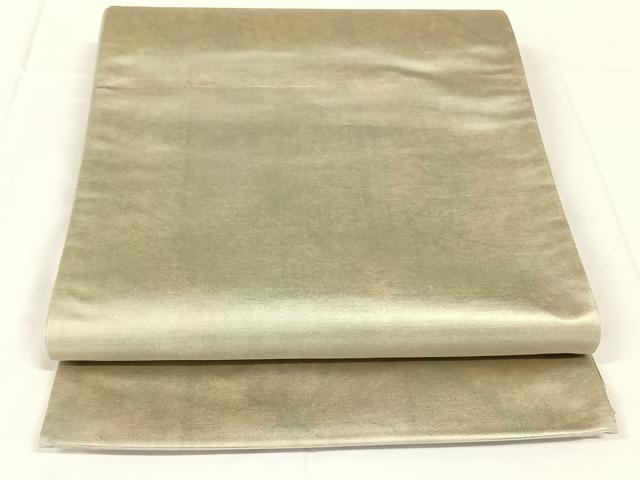 平和屋着物◎六通柄袋帯　霞文　引箔　正絹　逸品　AABM4435dk