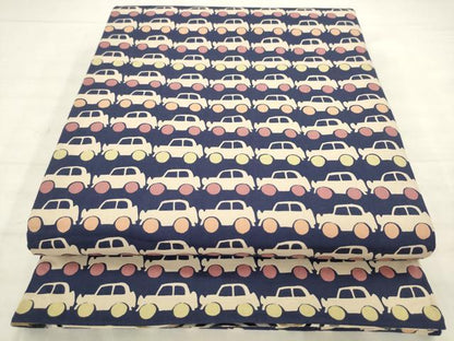 平和屋着物●両面全通柄京袋帯　丸文　車　AABM4664pf