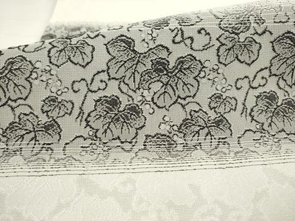 平和屋着物●両面全通柄袋帯　葡萄蔦の葉文　草花文　正絹　逸品　AABM4670pf