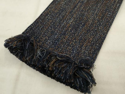 平和屋本店●男性　角帯　霞文　共箱付き　正絹　逸品　AABM4691pf