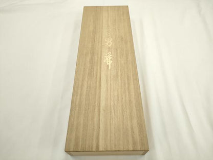 平和屋本店●男性　角帯　霞文　共箱付き　正絹　逸品　AABM4691pf