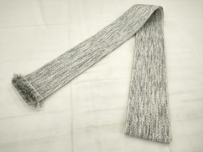 平和屋本店●男性　本場筑前博多織　角帯　霞文　共箱付き　正絹　逸品　AABM4692pf